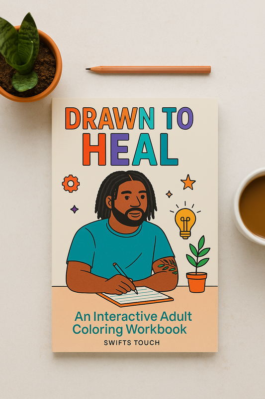 Drawn to Heal: Interactive Adult Coloring Workbook (Digital Download)